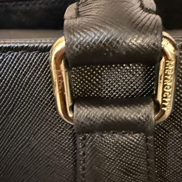 Metrocity medium saffiano top handle 2 way bag. Top handle and should strap. - Picture 5 of 8